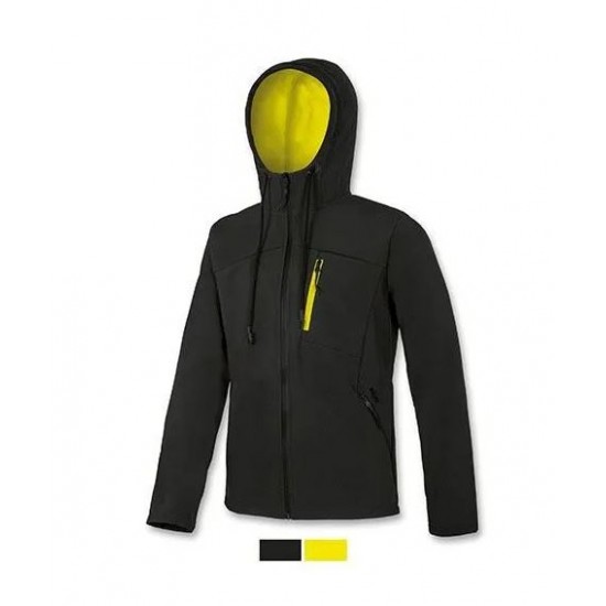 BRUGI JAKNA SOFTSHELL/CRNA 