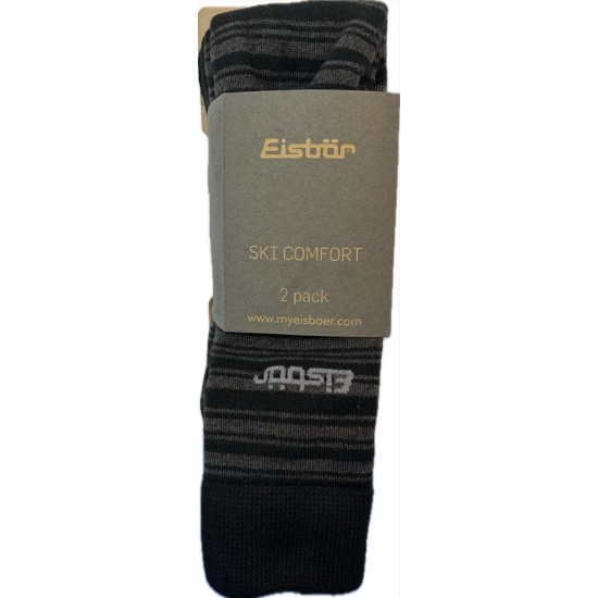 EISBAR SKI COMFORT 2 PACK BLACK/GREY