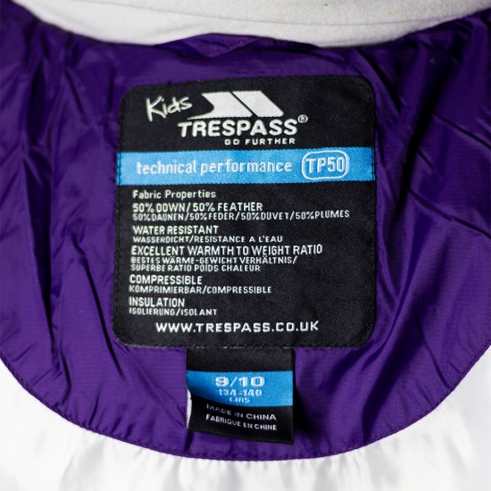 TRESPASS KIDS JACKET SURU PURPLE