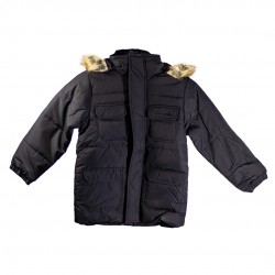 TRESPASS KIDS JACKET ANZIO BLACK