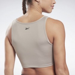 Reebok S Ruched Cropped Tank