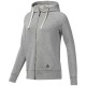 Reebok Training Essentials Fleece Full Zip Hoodie - Grey