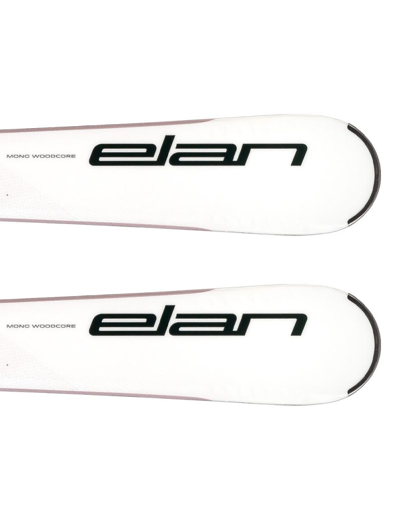 Skii CRYSTAL WHITE SX EL 9.0 GW 1 narty damskie elan crystal wiazania elan el 90 z grip walk 2026 6